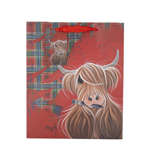 Mcmoo Tartan Paint Paper Gift Bag - Heritage Of Scotland - NA