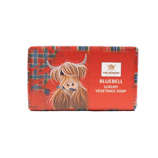 Mcmoo Tartan Paint Soap Bar - Bluebell - Heritage Of Scotland - NA