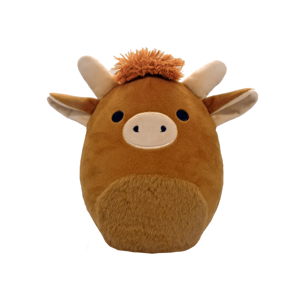 McSquashies Highland Coo Plush – Morag (14cm) & Heather (24cm) - Heritage Of Scotland - 14 cm - Morag Moo