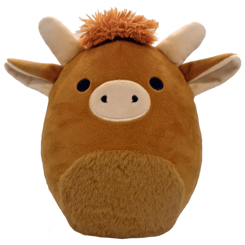 McSquashies Highland Coo Plush – Morag (14cm) & Heather (24cm) - Heritage Of Scotland - 24 cm - Heather Moo