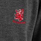 Men's Ballantrae Lion Jumper - Charcoal Marl - Heritage Of Scotland - S