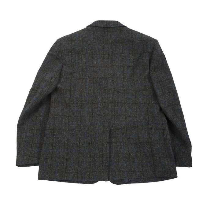 Men's Barra Harris Tweed Jacket Blue Check - Heritage Of Scotland - BLUE CHECK