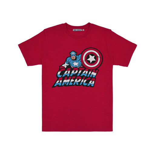 Men's Captain America Tee - Heritage Of Scotland - RED