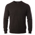 Men's Dunedin Cashmere 100% Cashmere Crew Neck Jumper - Charcoal - Heritage Of Scotland - S