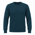 Men's Dunedin Cashmere 100% Cashmere Crew Neck Jumper - Lugano - Heritage Of Scotland - XS
