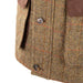 Men's Finn Harris Tweed Gilet Hb310 - B5 Green Check Mustard - Heritage Of Scotland - HB310 - B5 GREEN CHECK MUSTARD