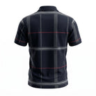 Men's Full Check Polo Shirt – Navy | Smart Casual Scotland Polo - Heritage Of Scotland - S