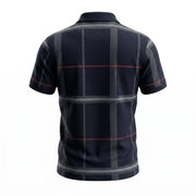 Men's Full Check Polo Shirt – Navy | Smart Casual Scotland Polo - Heritage Of Scotland - S