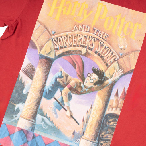 Mens Hp Book Cover T-Shirt - Heritage Of Scotland - BURGUNDY