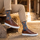 Men’s Luxury Bamboo Socks – Soft, Breathable & Stylish Everyday Comfort - COW PRINT 9 - Heritage Of Scotland -