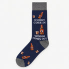 Men’s Luxury Bamboo Socks – Soft, Breathable & Stylish Everyday Comfort - WHISKY NAVY - Heritage Of Scotland -