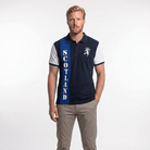 Men’s Navy Scotland Lion Rampant Polo Shirt - Heritage Of Scotland - S