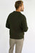 Men's Peregrine Ford Crew Neck Made In England Olive - Heritage Of Scotland - OLIVE