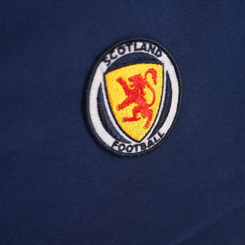 Men's Scotland Retro Football Shirt – Navy | 100% Cotton Heritage Jersey - Heritage Of Scotland - S