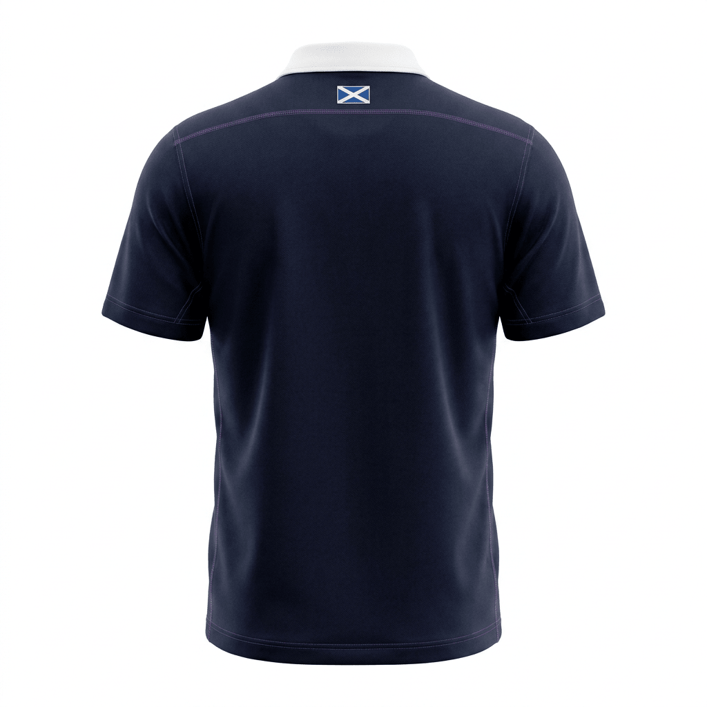 Mens Scotland Rugby Shirt Tartan - Heritage Of Scotland - XS