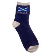 Men’s Scottish Socks – Nessie, Saltire or Multi Flag (UK 6–11) - Heritage Of Scotland - Saltire 'Scotland'