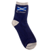 Men’s Scottish Socks – Nessie, Saltire or Multi Flag (UK 6–11) - Heritage Of Scotland - Saltire 'Scotland'