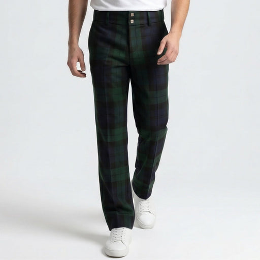 Men's Tartan Trews Trousers Black Watch - Heritage Of Scotland - Black Watch