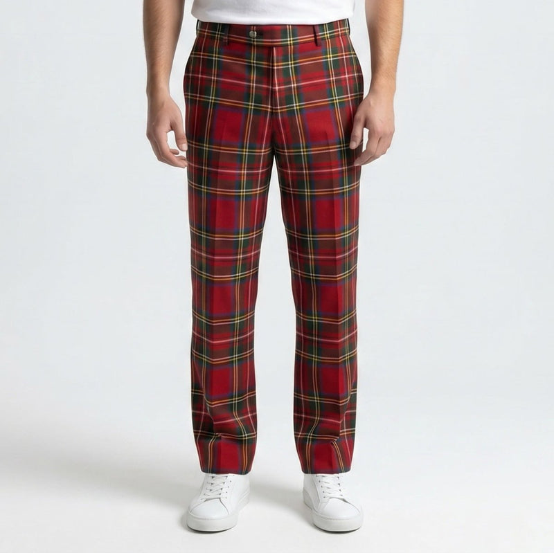 Men's Tartan Trews Trousers Stewart Royal - Heritage Of Scotland - Stewart Royal