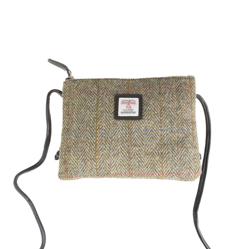 Mina Harris Cross Body Bag Brown Check - Heritage Of Scotland - BROWN CHECK