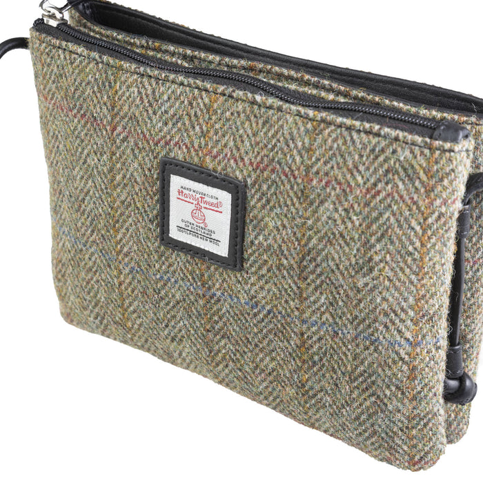 Mina Harris Cross Body Bag Brown Check - Heritage Of Scotland - BROWN CHECK