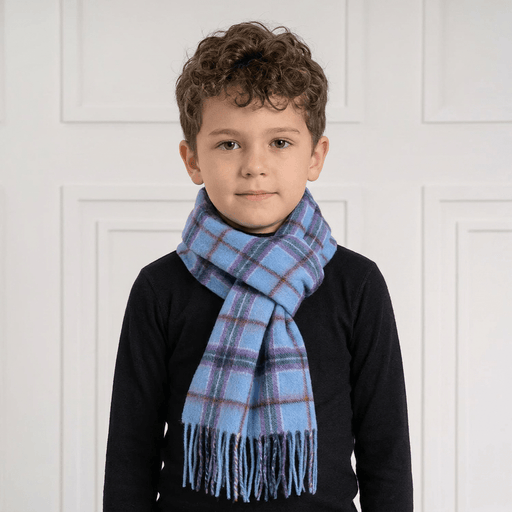 Mini Edinburgh Lambswool Scarf World Peace Tartan - Heritage Of Scotland -