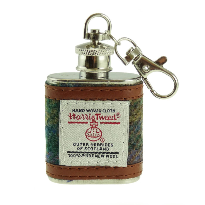 Mini Harris Tweed Hip Flask - Heritage Of Scotland - NA