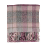 Mini Me Children’s Cape Edinburgh Lambswool Artillery Check Light Pink - Heritage Of Scotland - ARTILLERY CHECK LIGHT PINK