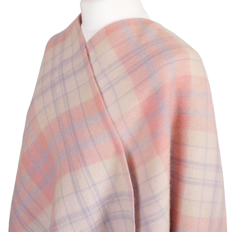 Mini Me Children’s Cape Edinburgh Lambswool - Macdonald White Mix - Heritage Of Scotland - MACDONALD WHITE MIX