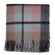 Mini Me Children’s Cape Edinburgh Lambswool Myriad Check - Navy/Greige/Light Blue - Heritage Of Scotland - Myriad Check - Navy/Greige/Light Blue