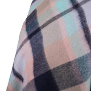 Mini Me Children’s Cape Edinburgh Lambswool Myriad Check - Navy/Greige/Light Blue - Heritage Of Scotland - Myriad Check - Navy/Greige/Light Blue