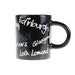 Mini Mug - Black - Grafitti - Heritage Of Scotland - NA