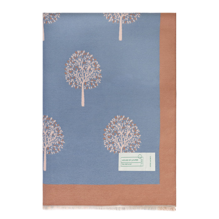 Mini Tree Super Soft Stole Blue - Heritage Of Scotland - BLUE