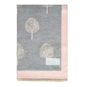 Mini Tree Super Soft Stole - Heritage Of Scotland - GREY/PINK