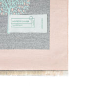 Mini Tree Super Soft Stole - Heritage Of Scotland - PINK/LT GREY
