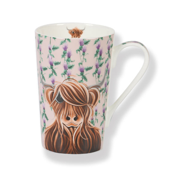 Miss Thistle Conical China Mug - Heritage Of Scotland - N/A