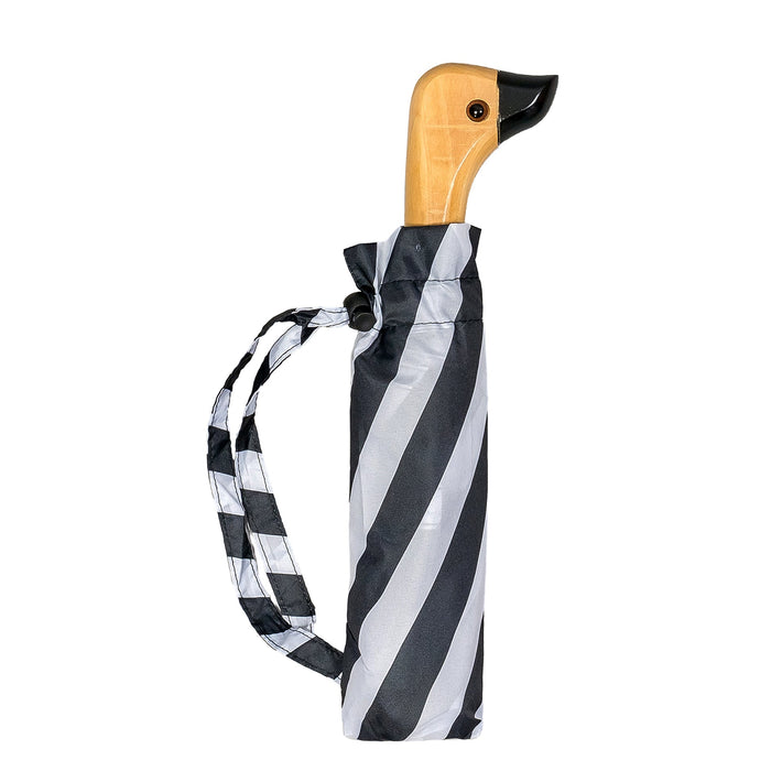 Monochrome Duck Handle Umbrella Mini - Heritage Of Scotland - NA