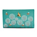 Moonflower Compact Bee Purse Turquoise - Heritage Of Scotland - TURQUOISE