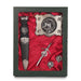 Munro Clan Badge, Kilt Pin, Lapel Pin, Cufflinks, Keyring/Key Fob & Gift Set — Fine Pewter by Art Pewter — Made in Scotland (Shiny Finish) - Heritage Of Scotland - Gift Set