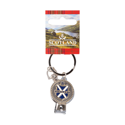 Nail Clipper Keyring - Scotland Shield - Heritage Of Scotland - NA
