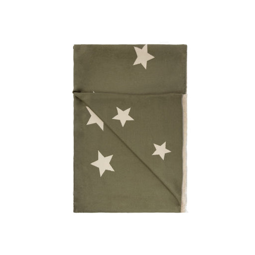 New Star Super Soft Stole Olive/Cream - Heritage Of Scotland - OLIVE/CREAM