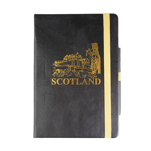 Notebook & Pen Set - Sct Castle/Piper - Heritage Of Scotland - NA