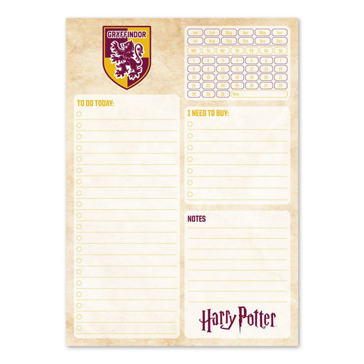 Notepad Harry Potter Gryffindor - Heritage Of Scotland - N/A