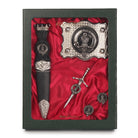 Ogilvie Clan Badge, Kilt Pin, Lapel Pin, Cufflinks, Keyring/Key Fob & Gift Set — Fine Pewter by Art Pewter — Made in Scotland (Shiny Finish) - Heritage Of Scotland - Gift Set