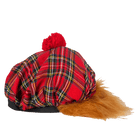 Original See You Jimmy Hat – Iconic Scottish Novelty Hat with Ginger Hair - Heritage Of Scotland - Red Tartan