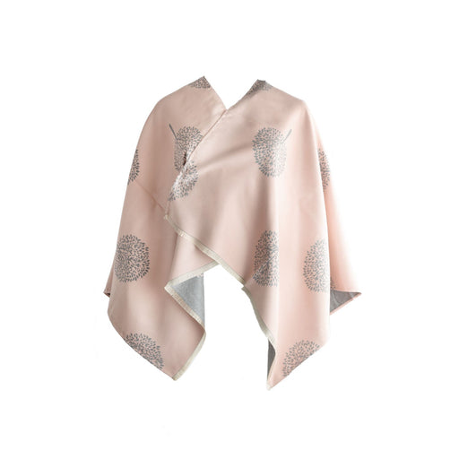 Original Tree Super Soft Cape Dusky Pink/Grey - Heritage Of Scotland - DUSKY PINK/GREY