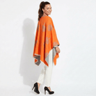 Original Tree Super Soft Cape - Orange - Heritage Of Scotland -