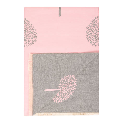 Original Tree Super Soft Stole Bright Pink/Grey - Heritage Of Scotland - BRIGHT PINK/GREY