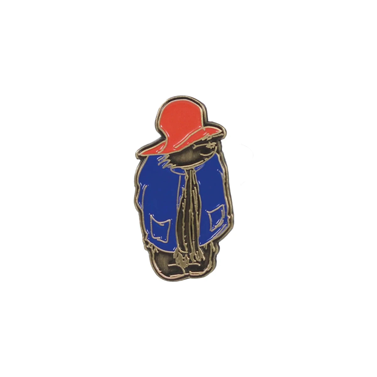 Paddington Bear Classic Full-Length Enamel Pin Badge - Heritage Of Scotland -
