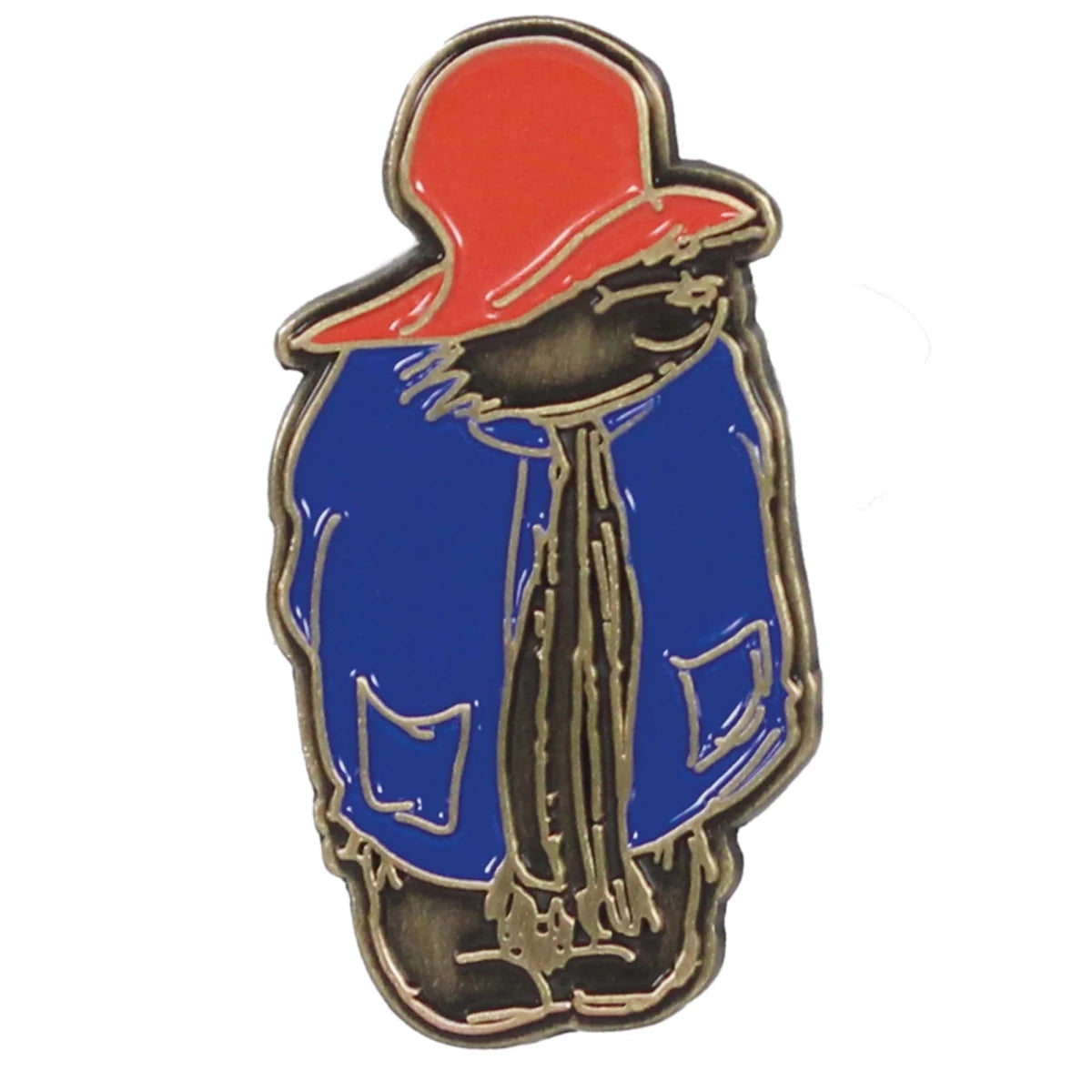 Paddington Bear Classic Full-Length Enamel Pin Badge - Heritage Of Scotland -